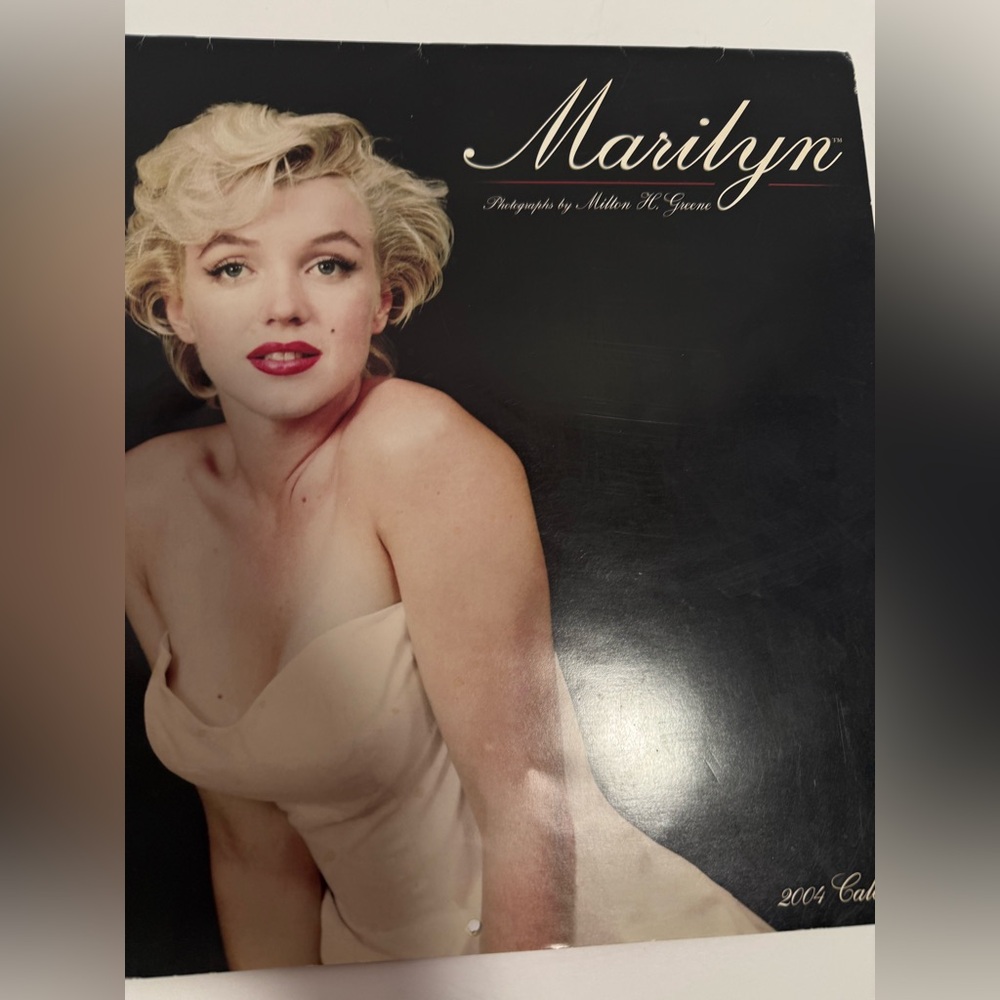 Marilyn Monroe 2004 Calendar 50’s Old Hollywood Glam